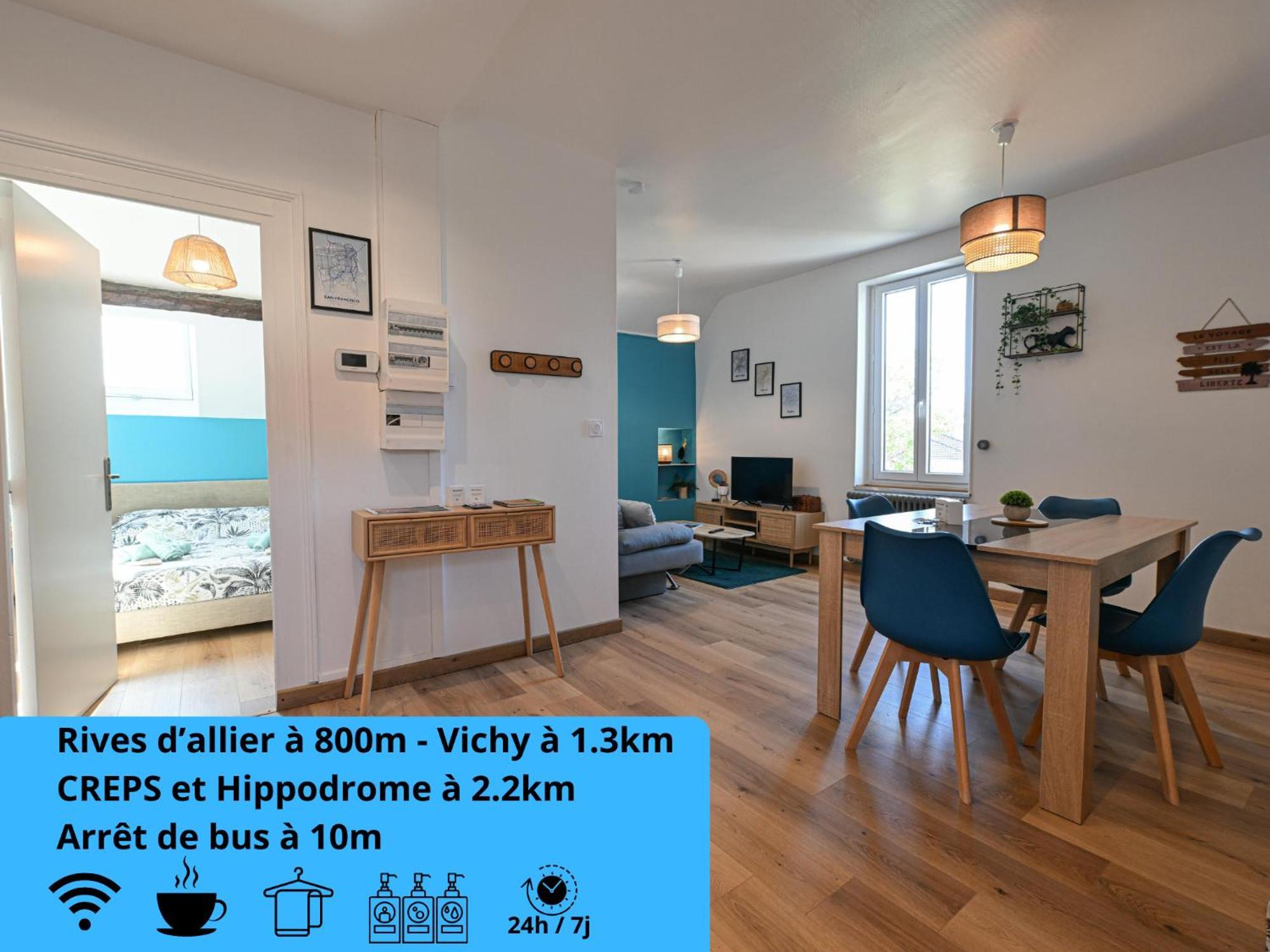 La Belle Rive Du Voyageur Apartment Bellerive sur Allier Bagian luar foto